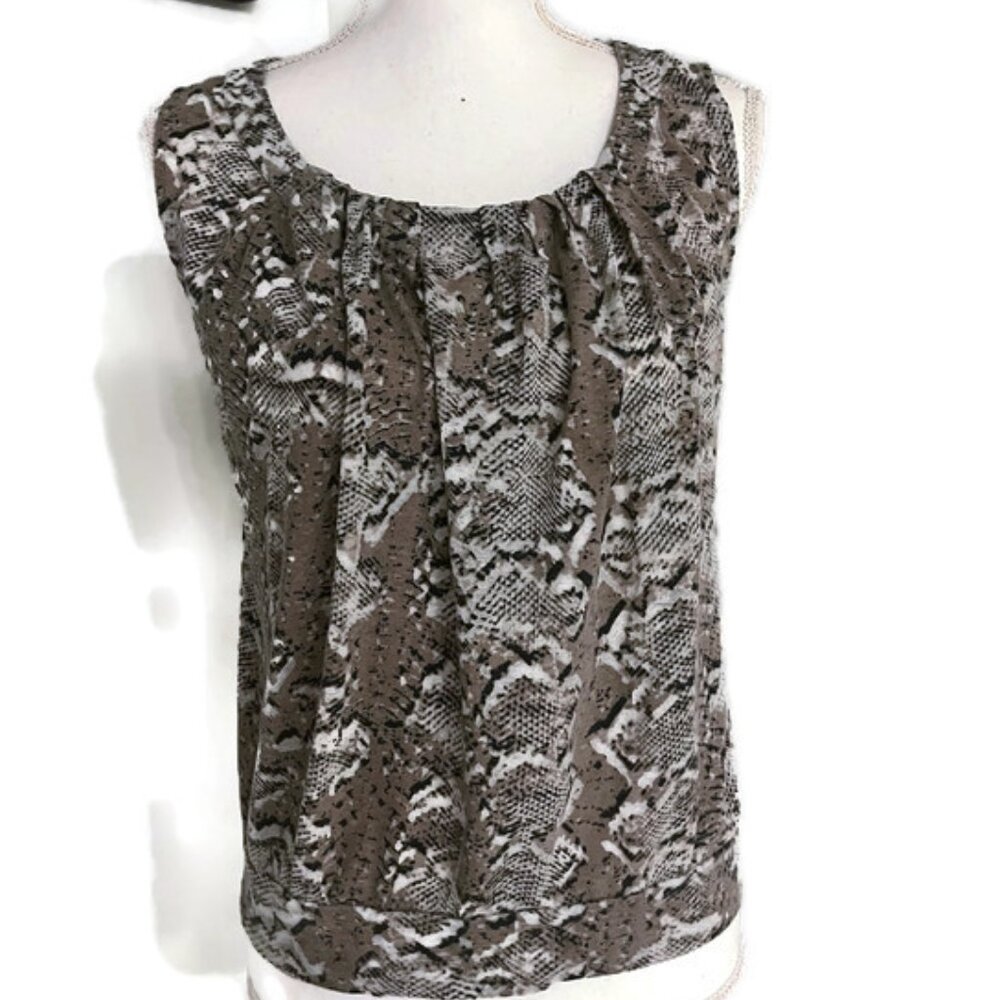 💫3 for $10 Ann Taylor LOFT Snakeskin Print Shell Top